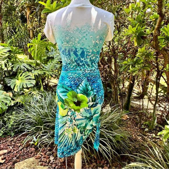 EUC Cache Summer Floral Print Dress - Picture 5 of 8